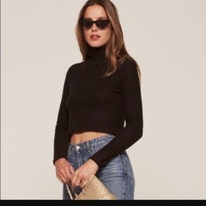 Reformation cropped turtleneck